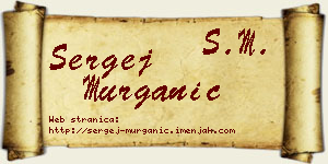 Sergej Murganić vizit kartica